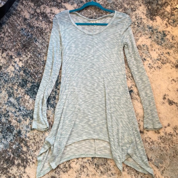 Long Sleeve Sheer Flowy Sweater - Picture 1 of 4